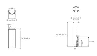 Différences entre les broches cylindriques et les broches coniques